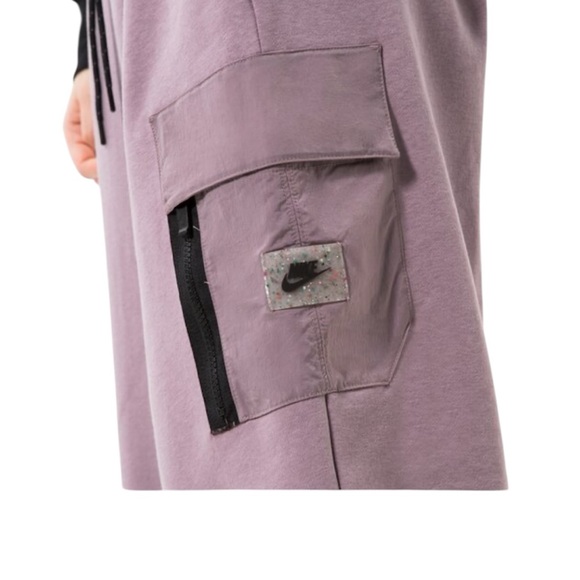 Nike Purple Fleece Cargo Sweatpants | Size XL - Picture 2 of 11
